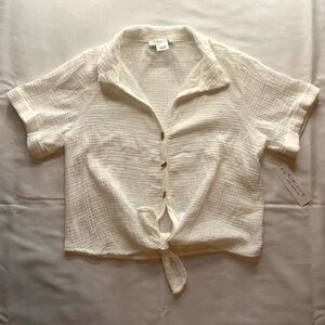 White button up shirt (or cover up)